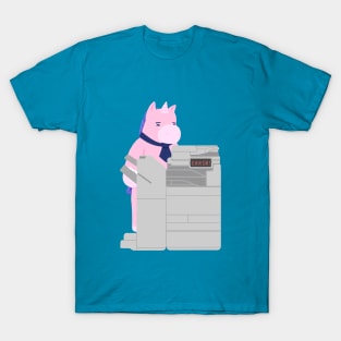 unicorporate and the printer T-Shirt